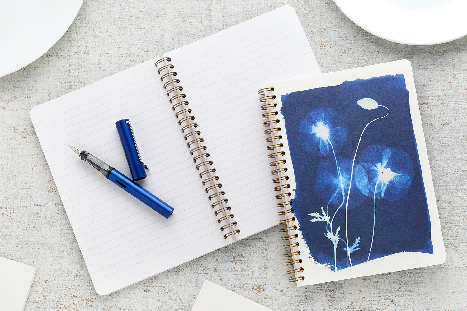 Clairefontaine Cyanotype A5 Wirebound Notebook - Lined - The Goulet Pen ...