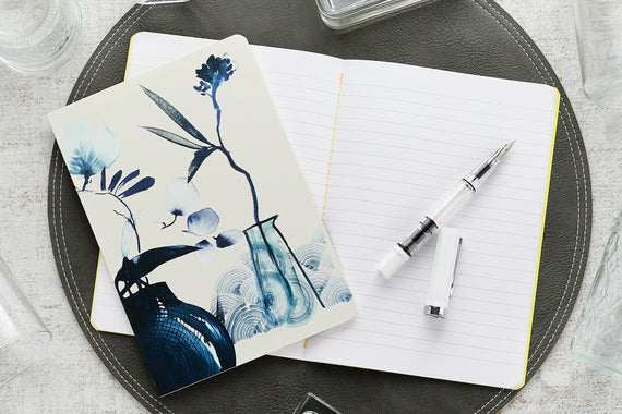 Clairefontaine Inkebana A5 Staplebound Notebook - Lined