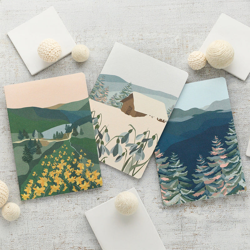 Clairefontaine La Vie en Vosges A5 Stitched Notebook - Lined