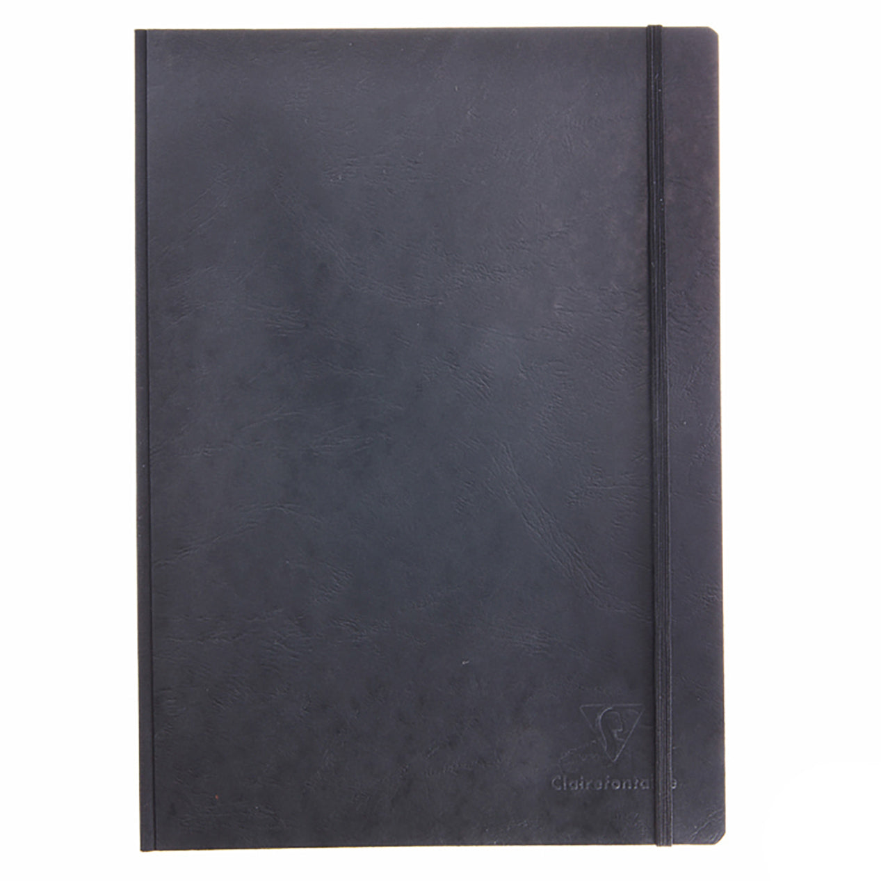 Clairefontaine Basic Clothbound A4 Notebook - Black, Lined - The