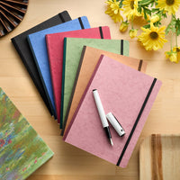 Clairefontaine Basic Clothbound A5 Notebook - Rose, Lined