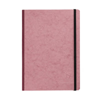 Clairefontaine Basic Clothbound A5 Notebook - Rose, Lined