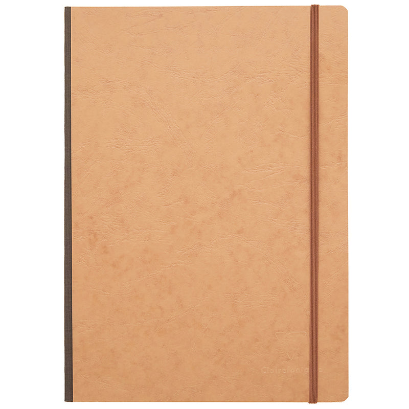 Clairefontaine Basic My Essential A5 Notebook - Tan, Dot Grid