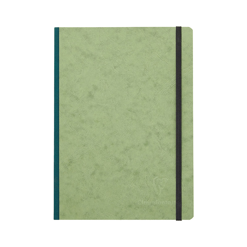Clairefontaine Basic My Essential A5 Notebook - Green, Dot Grid