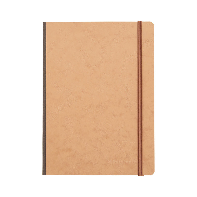 Clairefontaine Basic Clothbound A5 Notebook - Tan, Lined