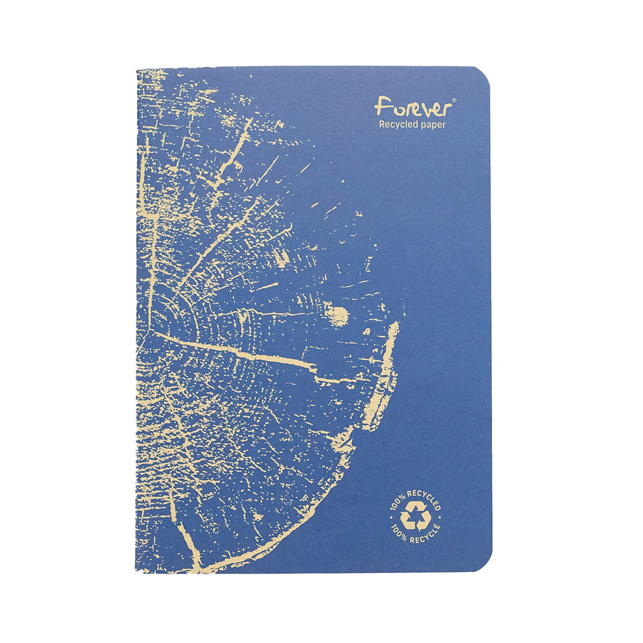 Clairefontaine Forever Recycled Staplebound A5 Notebook - Cobalt Blue ...