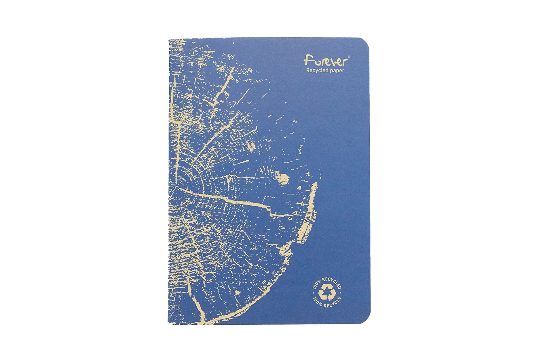 Clairefontaine Forever Recycled Staplebound A5 Notebook - Cobalt Blue ...