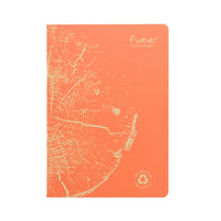 Clairefontaine Forever Recycled Staplebound A5 Notebook - Rust Orange