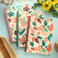 Clairefontaine Gaia Beige A5 Stitched Notebook - Lined