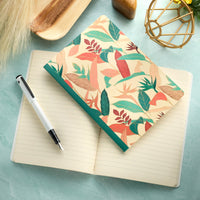 Clairefontaine Gaia Beige A5 Stitched Notebook - Lined