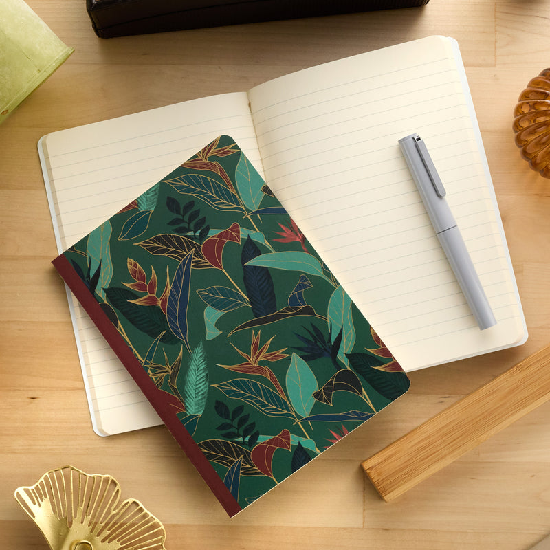 Clairefontaine Gaia Blue A5 Stitched Notebook - Lined