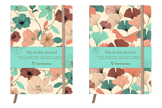 Clairefontaine Gaia Beige A5 Day to Day Journal - Dot