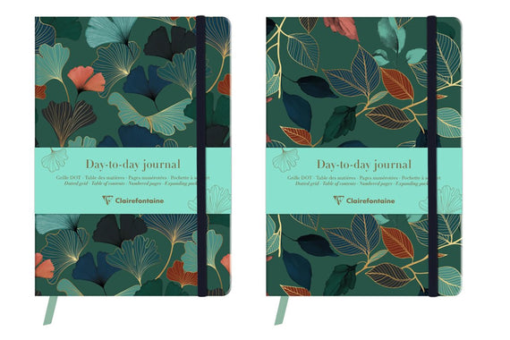 Clairefontaine Gaia Blue A5 Day to Day Journal - Dot