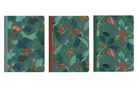Clairefontaine Gaia Blue A5 Stitched Notebook - Lined