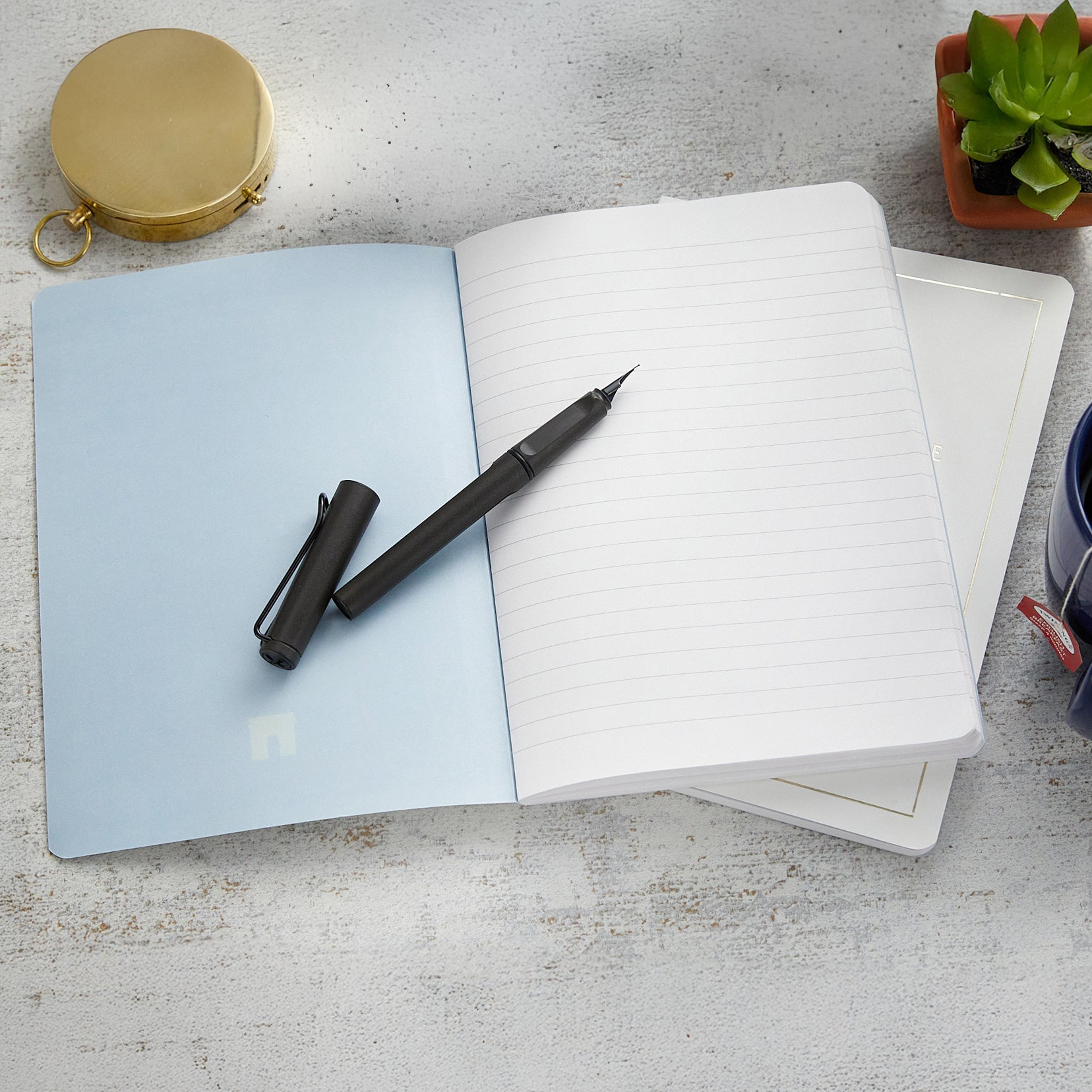 Clairefontaine Triomphe A5 Notebook - Lined White Paper - The Goulet ...