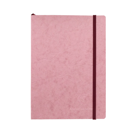 Clairefontaine Basic My Essential A5 Notebook - Rose, Dot Grid