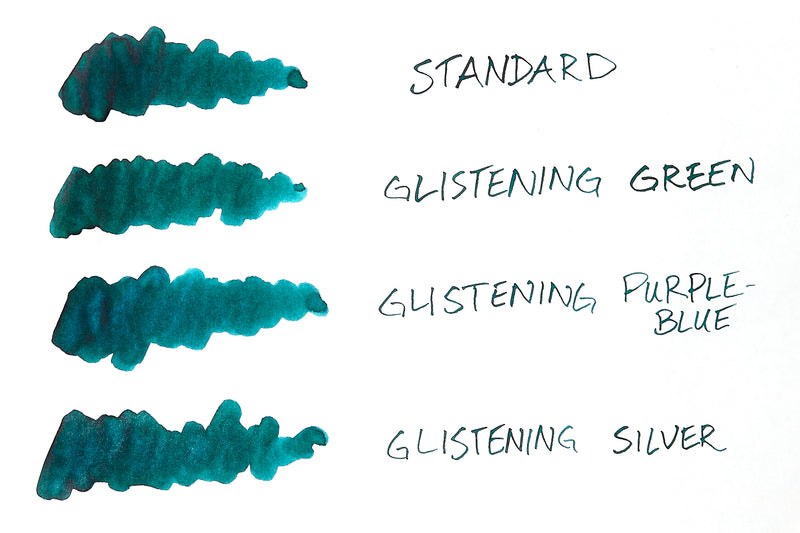 Colorverse Blue Green Snake Glistening Silver (Special Edition) - 15ml Bottled Ink