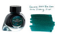 Colorverse Blue Green Snake Glistening Silver (Special Edition) - 15ml Bottled Ink