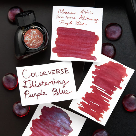 Colorverse Red Horse Glistening Purple Blue