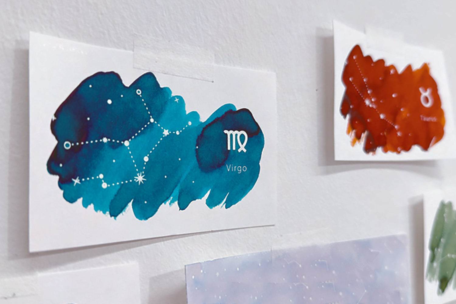 Constellation Inking Colorverse Ink Art Cards - Constellation (Size B) - The Goulet Pen Company
