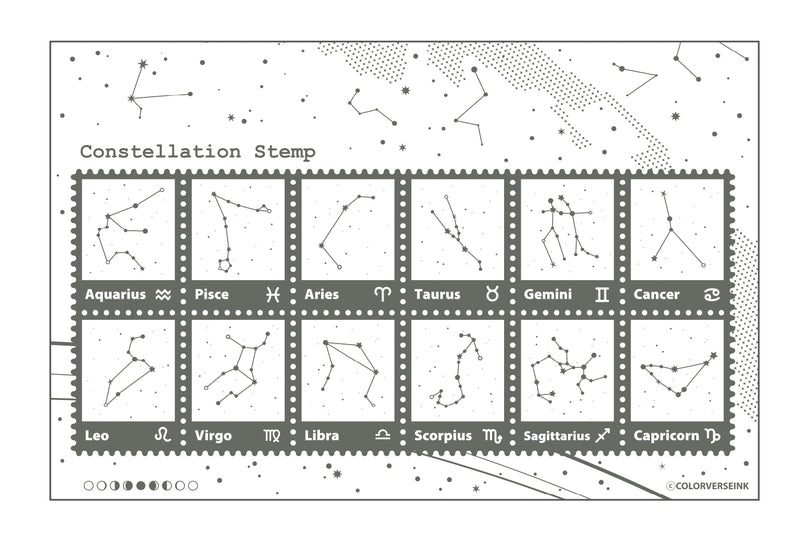 Colorverse Ink Art Cards - Constellation (Size C)
