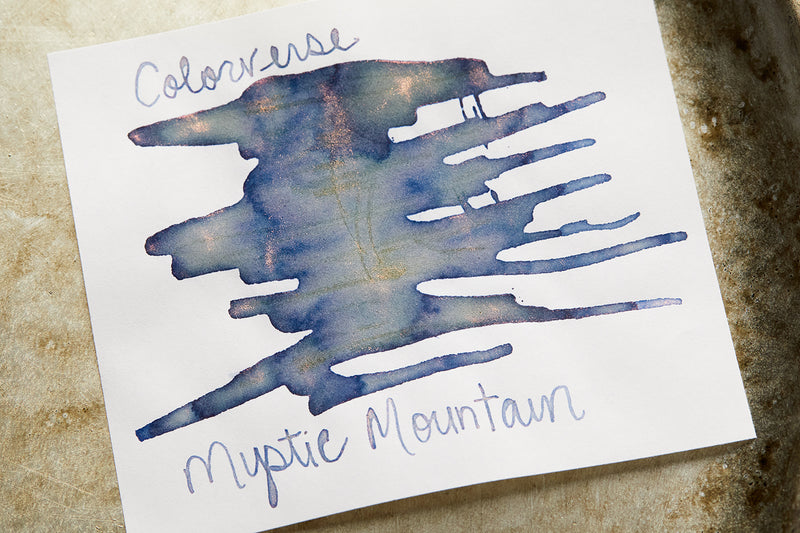 Colorverse Mystic Mountain Glistening - Ink Sample - The Goulet Pen Company