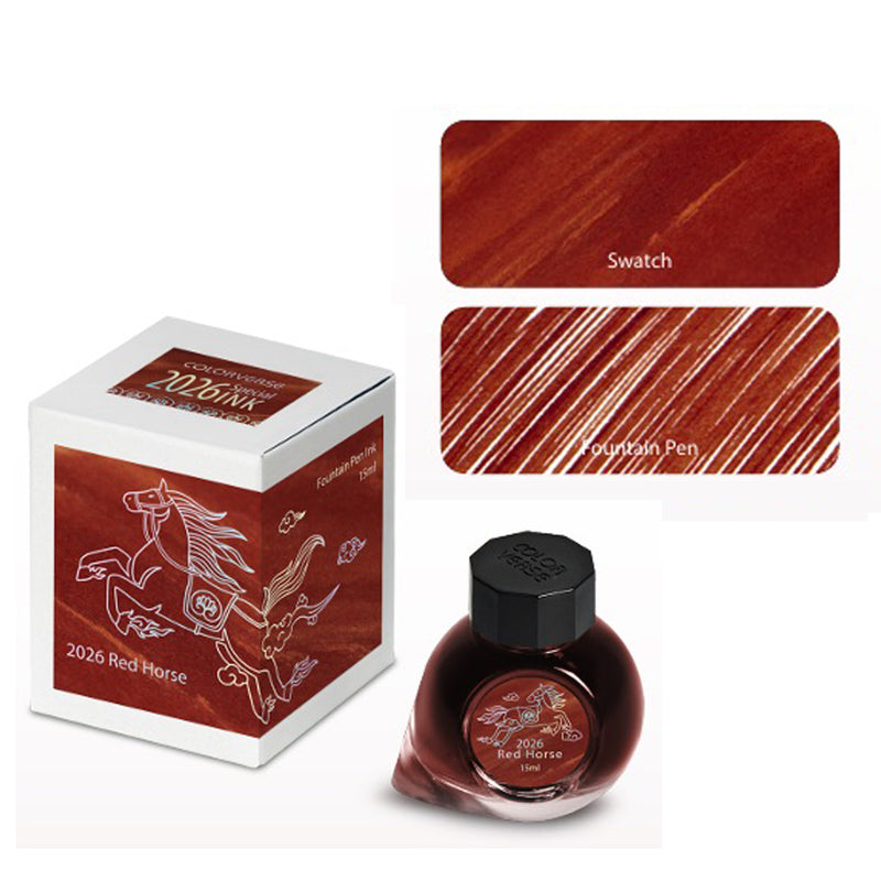 Colorverse Red Horse Standard - 15ml Bottled Ink