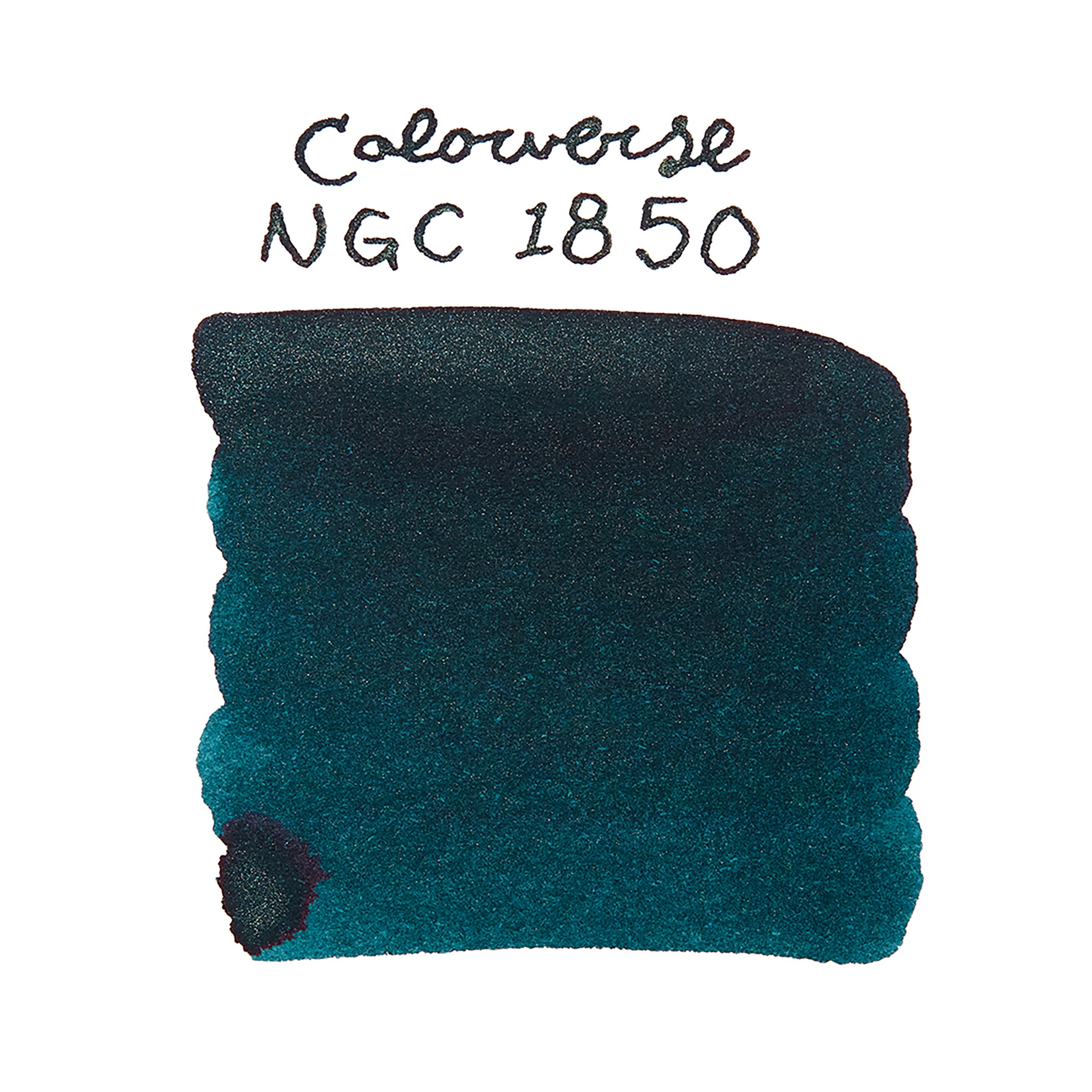 Galvanograph Ink Color Colorverse NGC 1850 Glistening - Ink Sample - The Goulet Pen Company
