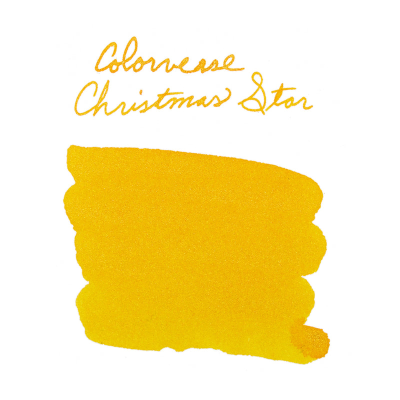 Colorverse Christmas Star Glistening - Ink Sample