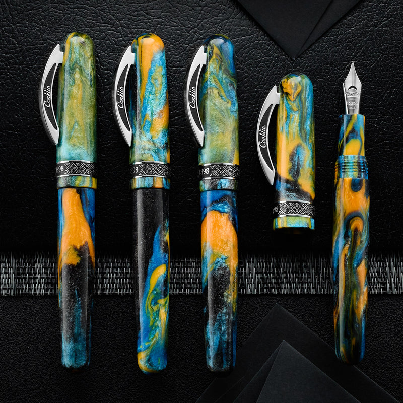 Conklin 1898 Fountain Pen - Ken's Mix / Chrome (Limited Edition)
