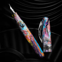 Conklin 1898 Fountain Pen - Primary Manipulation 4.5 Chrome (Limited Edition)