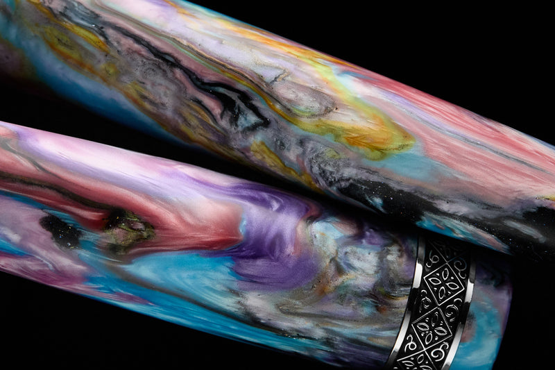 Conklin 1898 Fountain Pen - Primary Manipulation 4.5 Chrome (Limited Edition)