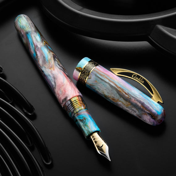 Conklin 1898 Fountain Pen - Primary Manipulation 4.5 Gold (Limited Edition)