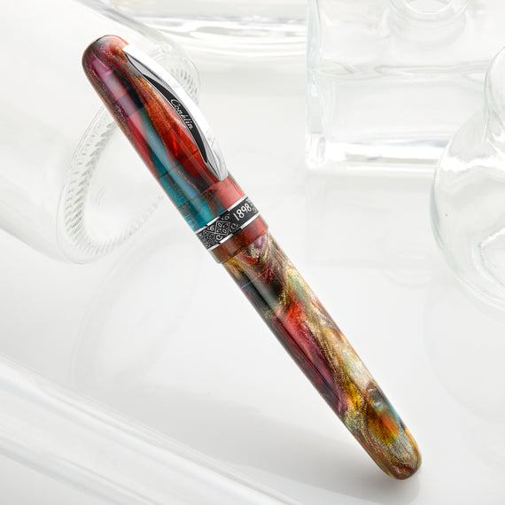 Conklin 1898 Fountain Pen - Primary Manipulation 5.0 Chrome (Limited Edition)