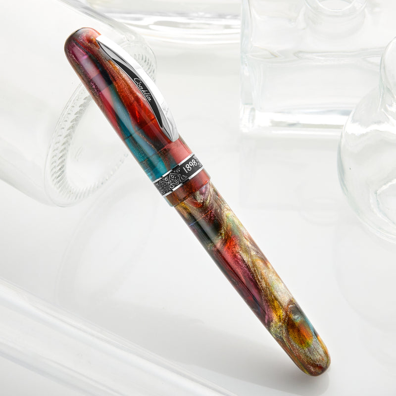 Conklin 1898 Fountain Pen - Primary Manipulation 5.0 Chrome (Limited Edition)