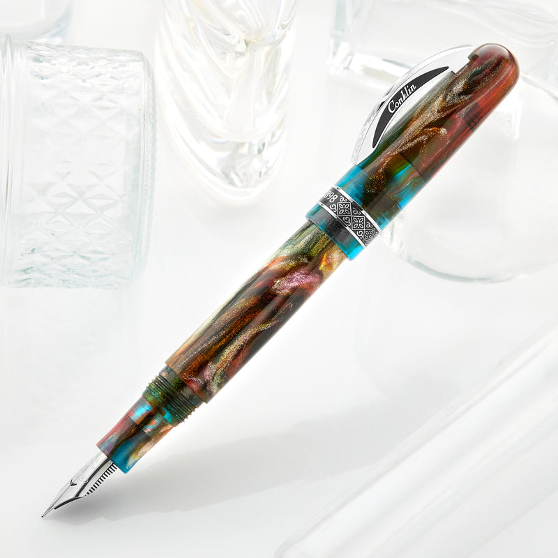 Conklin 1898 Fountain Pen - Primary Manipulation 5.0 Chrome (Limited Edition)