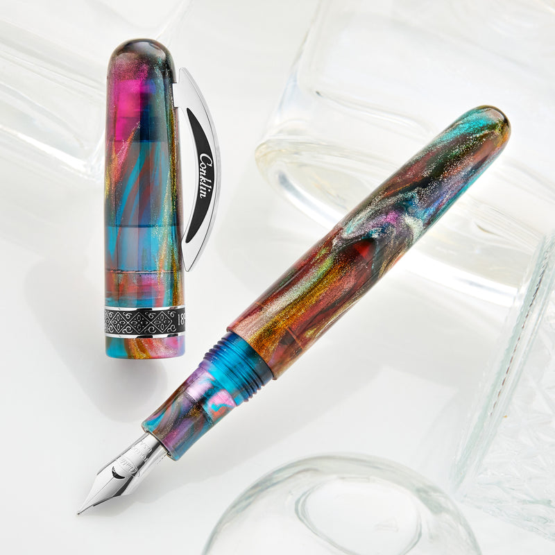Conklin 1898 Fountain Pen - Primary Manipulation 5.0 Chrome (Limited Edition)