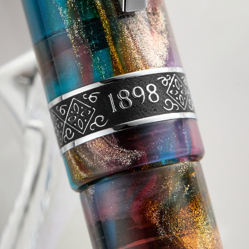 Conklin 1898 Fountain Pen - Primary Manipulation 5.0 Chrome (Limited Edition)