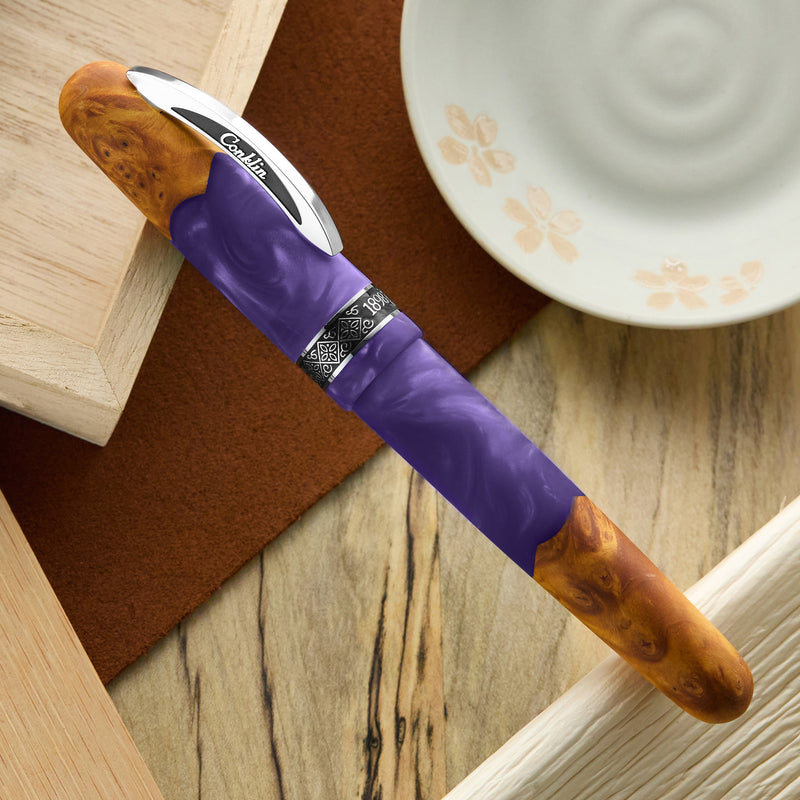 Conklin 1898 Fountain Pen - Spectra Fusion Purple (Limited Edition)