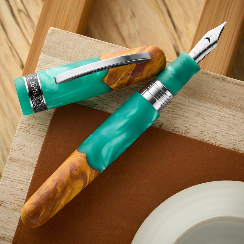Conklin 1898 Fountain Pen - Spectra Fusion Teal (Limited Edition)