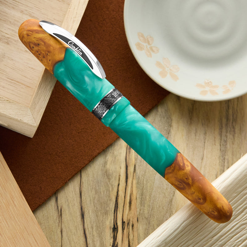Conklin 1898 Gel Rollerball Pen - Spectra Fusion Teal (Limited Edition)