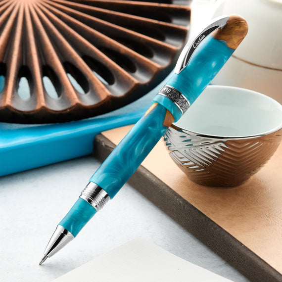 Conklin 1898 Gel Rollerball Pen - Spectra Fusion Blue (Limited Edition)