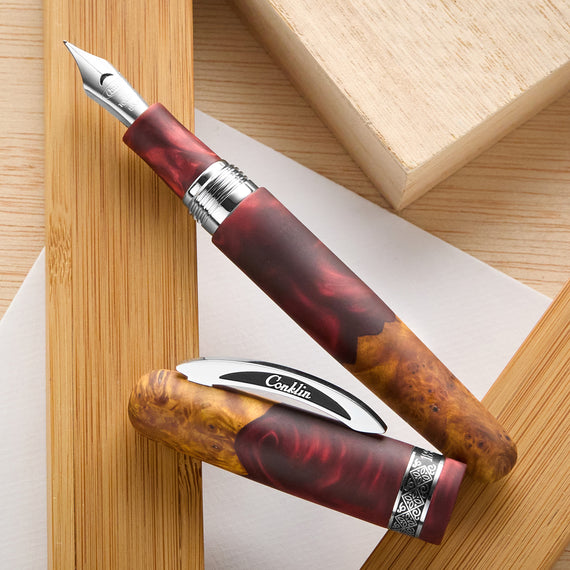 Conklin 1898 Fountain Pen - Spectra Fusion Burgundy (Limited Edition)