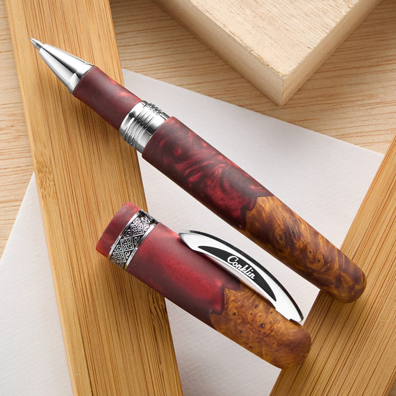 Conklin 1898 Gel Rollerball Pen - Spectra Fusion Burgundy (Limited Edition)