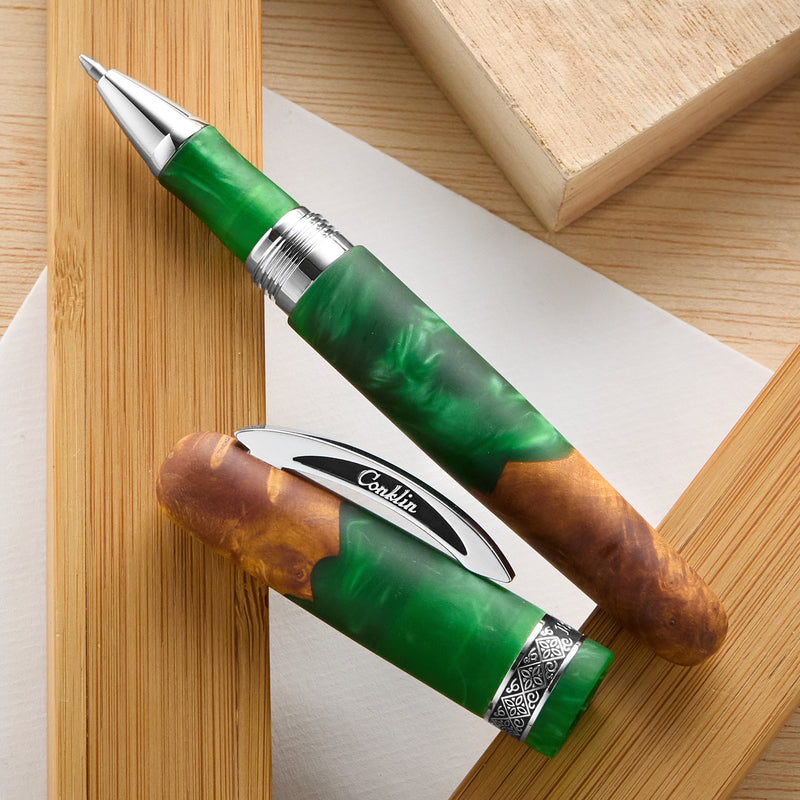 Conklin 1898 Gel Rollerball Pen - Spectra Fusion Green (Limited Edition)