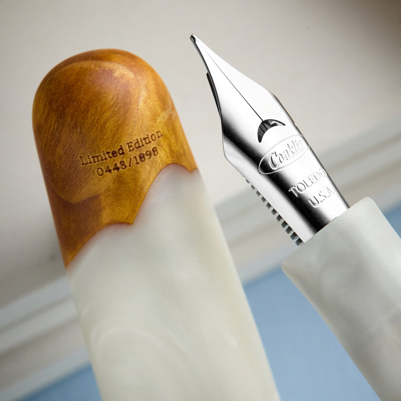 Conklin 1898 Fountain Pen - Spectra Fusion White (Limited Edition)