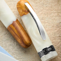 Conklin 1898 Fountain Pen - Spectra Fusion White (Limited Edition)