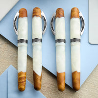 Conklin 1898 Fountain Pen - Spectra Fusion White (Limited Edition)