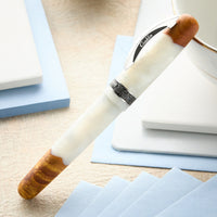 Conklin 1898 Gel Rollerball Pen - Spectra Fusion White (Limited Edition)