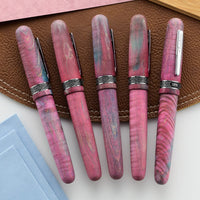 Conklin 1898 Fountain Pen - Stabilized Wood Matte Purple/Pink (Limited Edition)